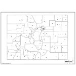 USA County Map United States Counties Map Blank Map Of Colorado 150x150 